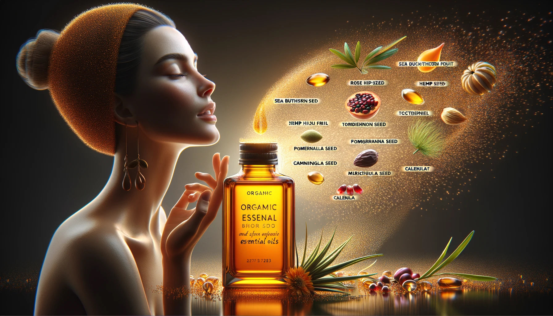 The Golden Harmony Of Eden: Youth Elixir with Saffron and 24K Gold